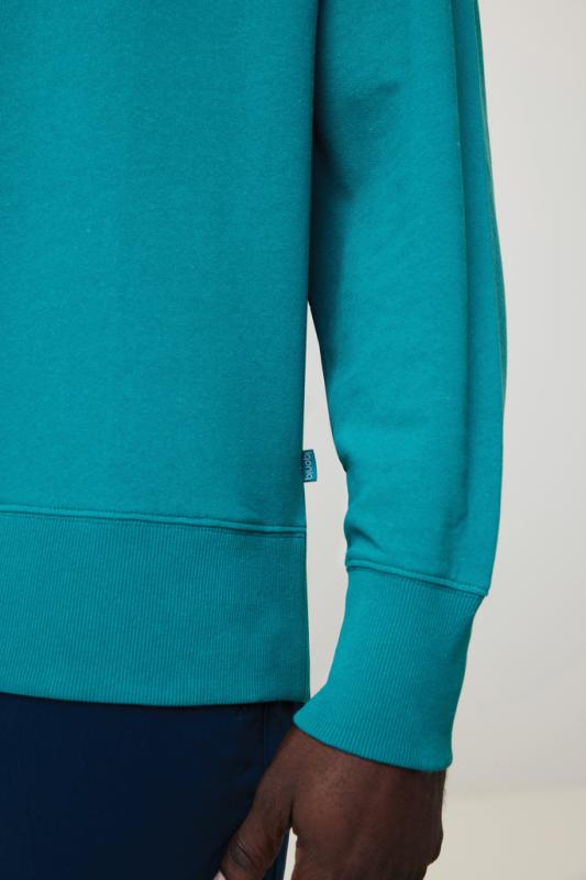 Mikina IQONIQ Kruger relaxed fit z recykl. bavlny verdigris XXS 16