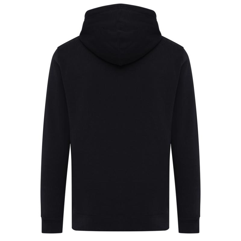 Ľahká mikina s kapucňou IQONIQ Rila z recykl. bavlny čierna XXXL 2