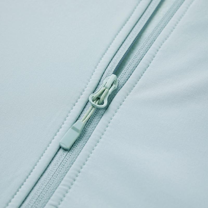 Micro fleece bunda na zips IQONIQ Talung z rec. polyesteru Iceberg green S 3