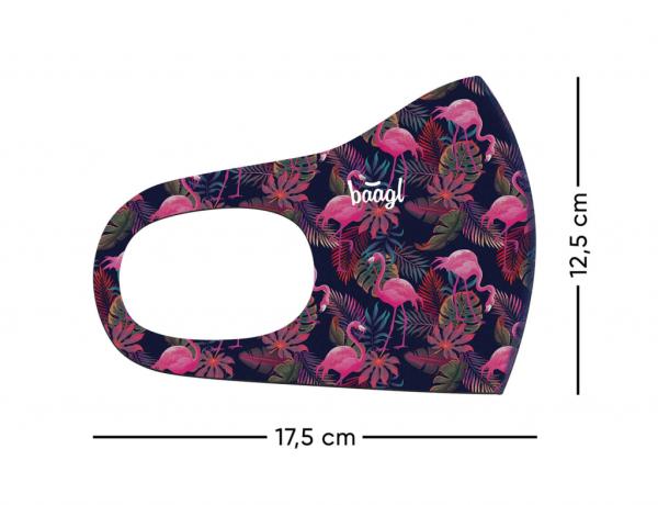 BAAGL Antibakteriálne rúško pre dospelých Flamingo 1