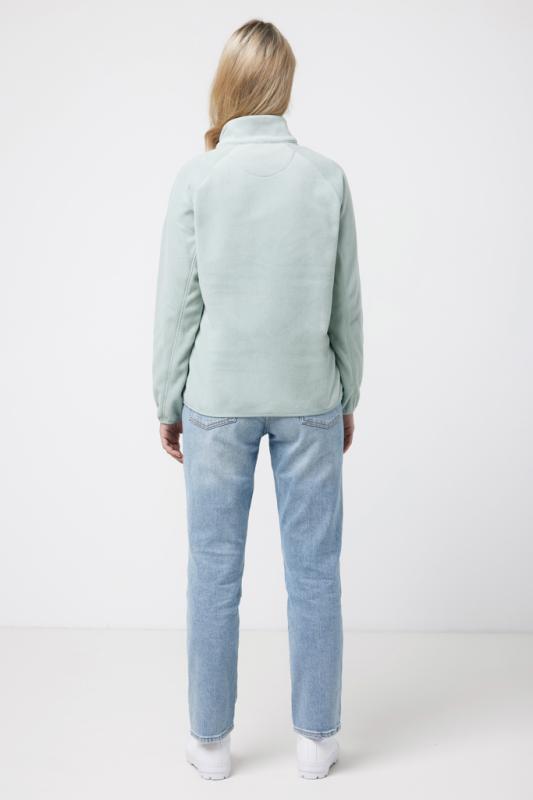 Micro fleece bunda na zips IQONIQ Talung z rec. polyesteru Iceberg green S 10