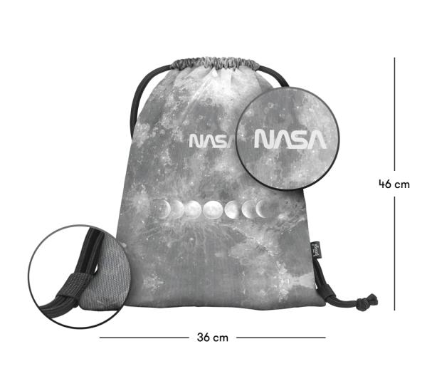 BAAGL SADA 3 Skate NASA Grey: batoh, peračník, vrecko 13