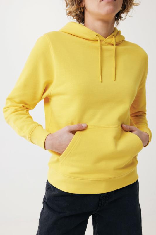 Ľahká mikina s kapucňou IQONIQ Rila z recykl. bavlny žltá XXXL 10