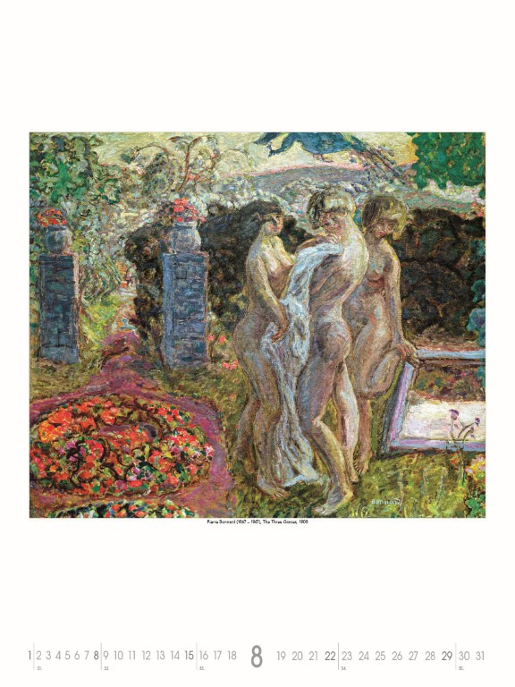 Nástenný kalendár Gardens Impressionism 2027 9
