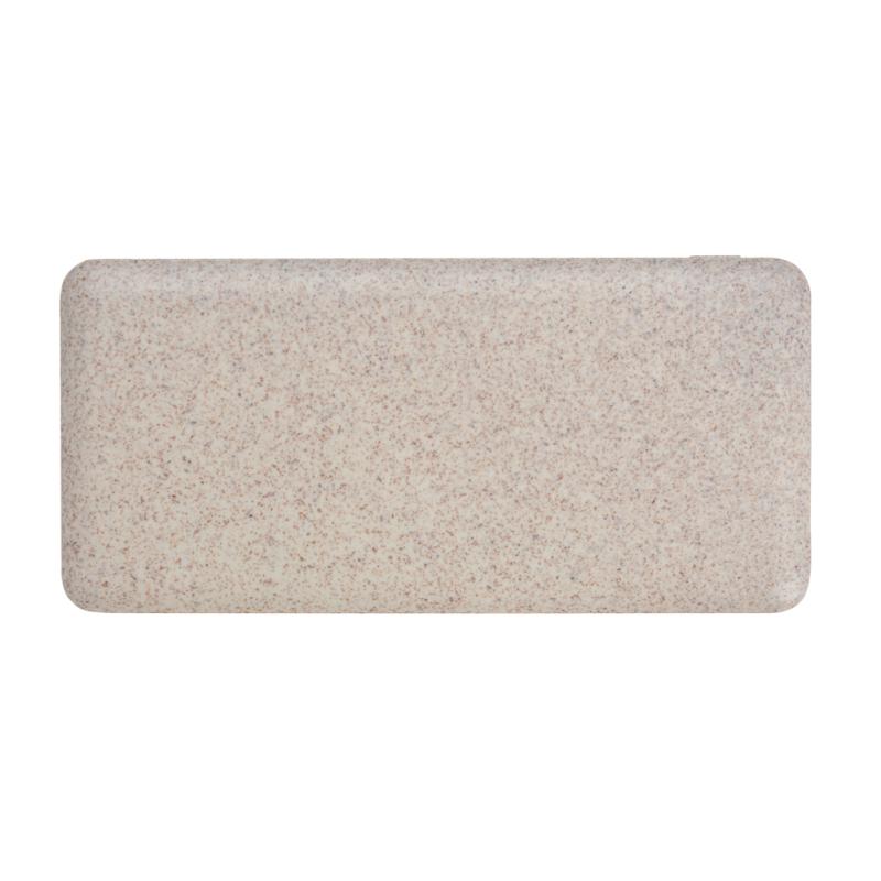 Powerbanka 10 000 mAh z pšeničnej slamy khaki 5