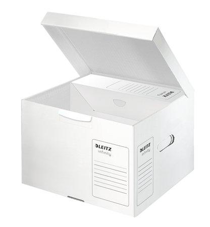 Archívny kontajner, veľkosť M, LEITZ "Infinity", biely 2