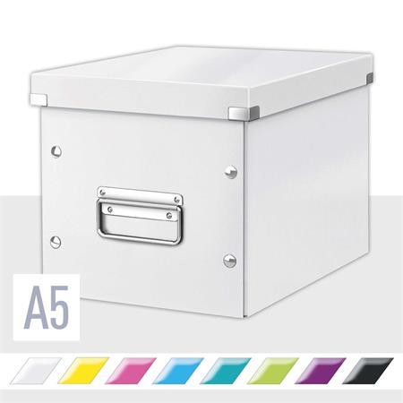 Odkladací box, veľkosť M, LEITZ "Click&Store", biela 2