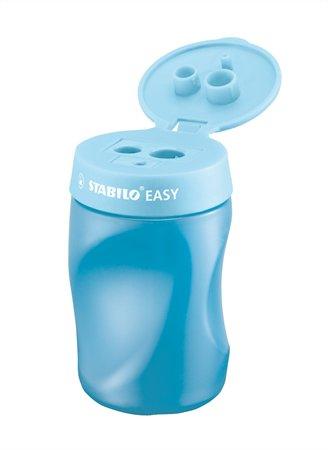 Strúhadlo, trojdierkové, so zásobníkom, pre pravákov, STABILO "Easy", modré 2