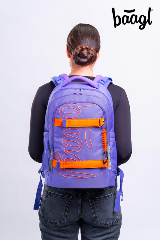 BAAGL Školský batoh Skate Max Orange GRS 14
