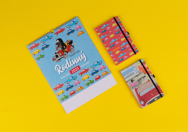 NOTIQUE Notes Krtko Autá, linajkovaný, 13 x 21 cm 8