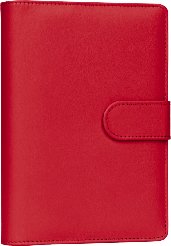 NOTIQUE Refill – Weekly Ring Bound Planner 2027, bright red, 12,5 x 19 cm
