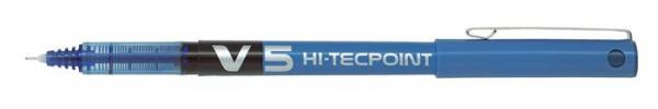 Roller, 0,3 mm, s ostrým hrotom, PILOT "Hi-Tecpoint V5", modrá 1