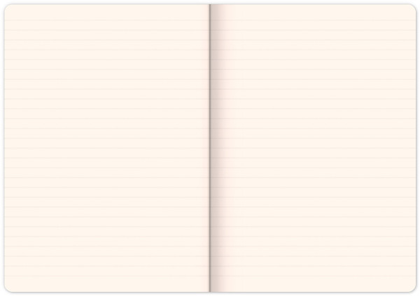 NOTIQUE Notes Kvety, linajkovaný, 13 x 21 cm 1