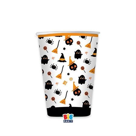 . Pohár, papierový, 250 ml, "Halloween" 1