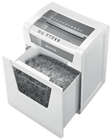 Skartovací stroj, mikrokonfety, 10 listov, LEITZ "IQ Office P5" 3