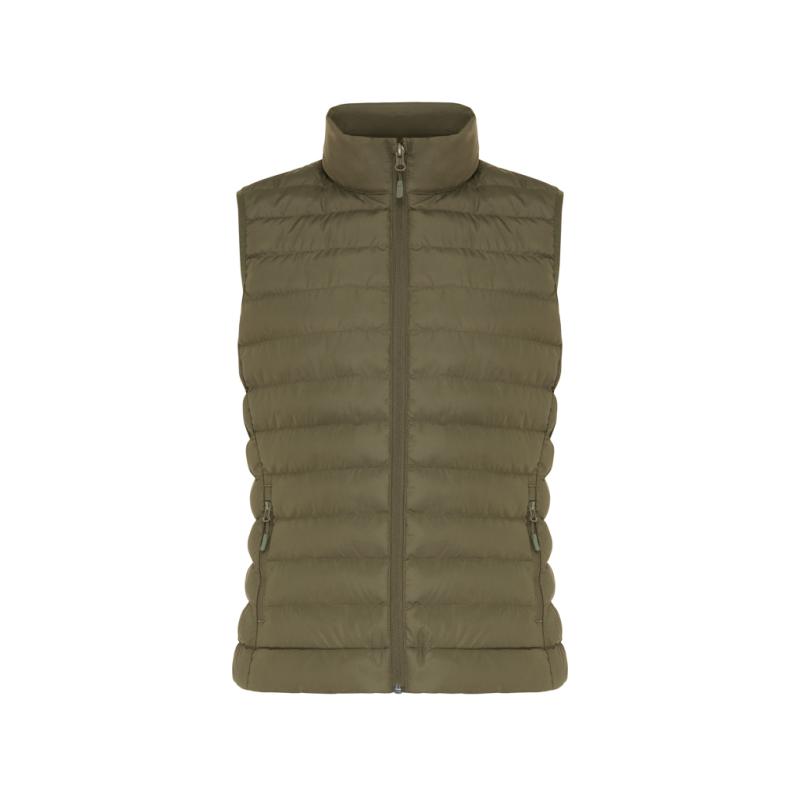 Dámska vesta IQONIQ Meru z recykl. polyesteru khaki S