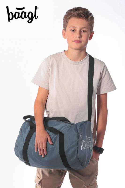 BAAGL SADA 3 Skate Dust Blue: batoh, peračník, športová taška 15