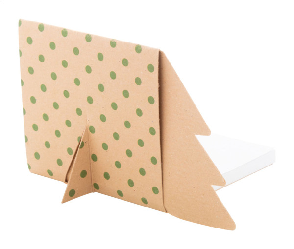 CreaStick Xmas Eco lepiaci poznámkový blok na zákazku, vianočný stromček 2