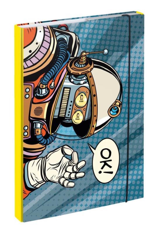 BAAGL SET 5 Spaceman: aktovka, penál, sáček, box, desky 12