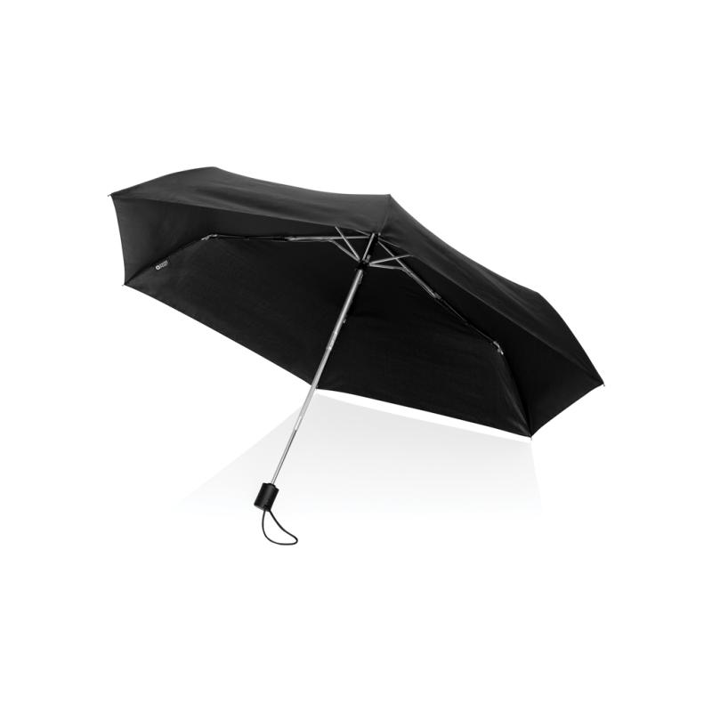 Ultra ľahký dáždnik 20,5" Swiss Peak z RPET AWARE™ čierna 1