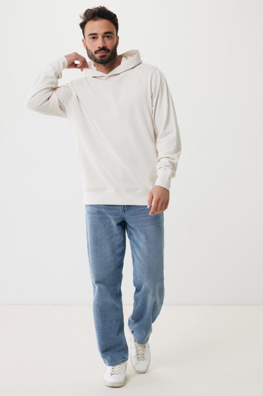 Mikina s bočnými vreckami IQONIQ Yengo z rec. bavlny ivory white XL 5