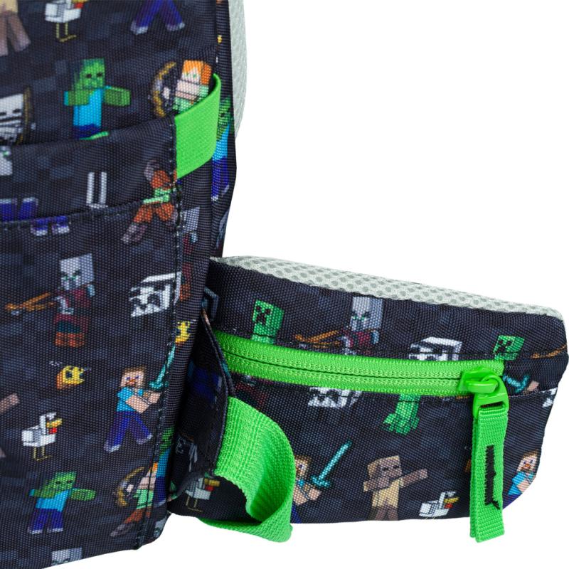 BAAGL SADA 3 Airy Minecraft: batoh, peračník, vrecko 8