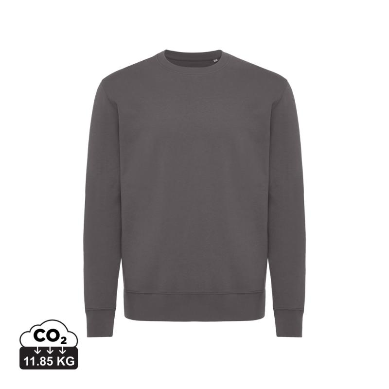 Mikina IQONIQ Kruger relaxed fit z recykl. bavlny antracitová XXXL