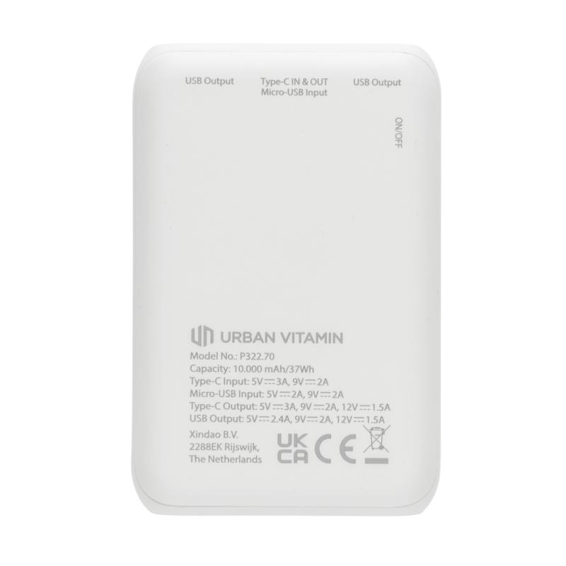 Powerbanka Urban Vitamin Alameda 10 000 mAh 18W PD biela 7