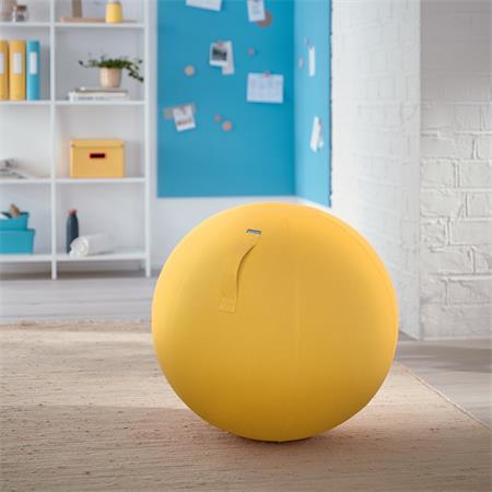 Gymnastická lopta na sedenie, LEITZ "Ergo Cosy", teplá žltá 4
