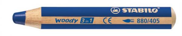 Farebná ceruzka, hrubá, STABILO "Woody", ultramarine 1