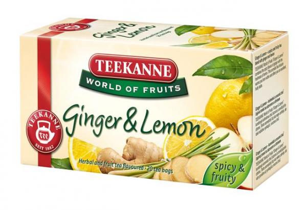 Ovocný čaj, 20x1,75 g, TEEKANNE "World of Fruits", zázvor-citrón 1