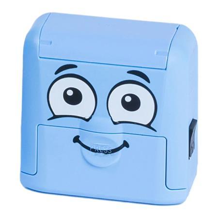 Pečiatka na textil, zostaviteľná, COLOP "Marky", modrá pečiatka, čierna poduška 1