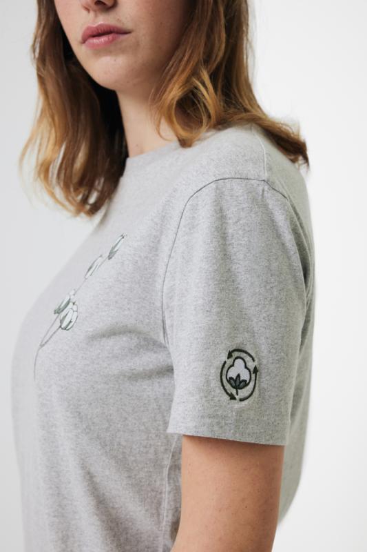 Nefarbené tričko IQONIQ Manuel z recykl. bavlny heather grey M 6