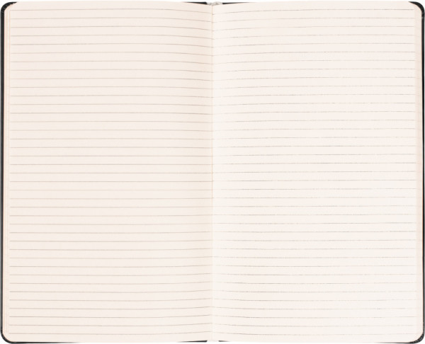 NOTIQUE Notes Tucson čierny/ružový, linajkovaný, 13 x 21 cm 1