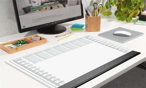 Podložka na stôl, 595x410 mm, trojročné a týždenné kalendárium, SIGEL 6