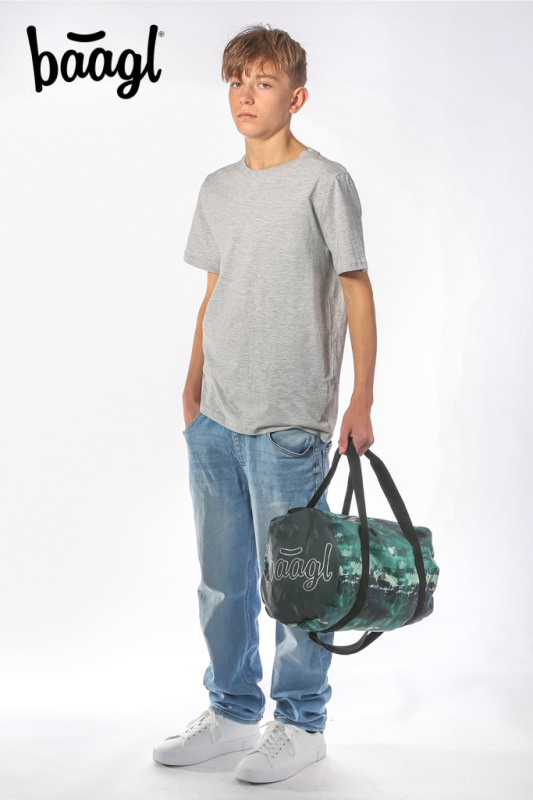 BAAGL SADA 5 Skate Forest: batoh, peračník, športová taška, ľadvinka, obal na notebook 12