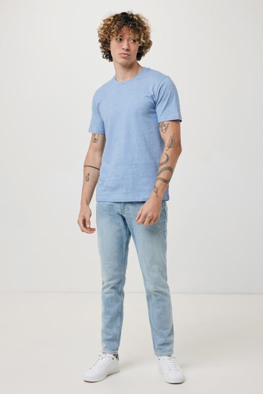 Tričko IQONIQ Brett z recykl. bavlny light heather blue M 6