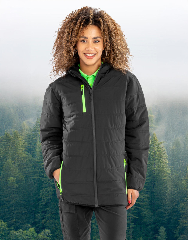 Bunda Black Compass Padded Winter Jacket 1