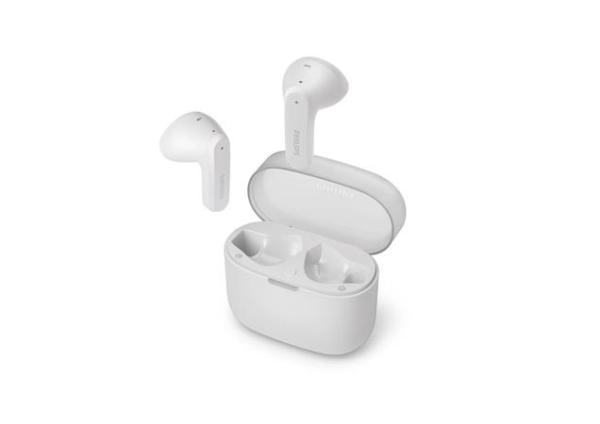 Slúchadlá, TWS bezdrôtové, Bluetooth 5.3, PHILIPS "TAT2139", biele 3
