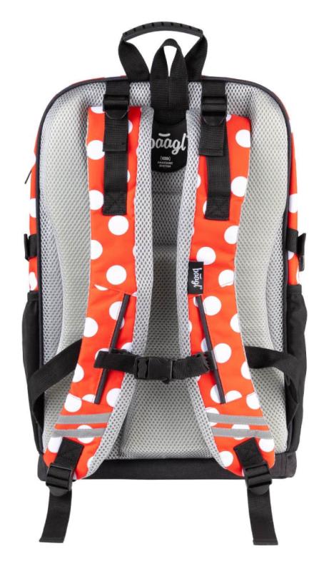 BAAGL Školský batoh Cubic Bodky 3