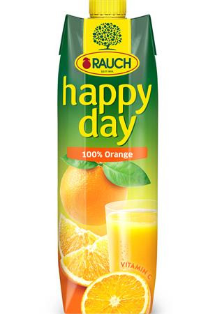 Ovocná šťava, 100%, 1 l, RAUCH "Happy day", pomaranč 1