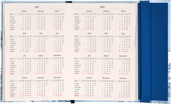NOTIQUE Magnetic weekly planner Villa 2027, 11 x 16 cm 2