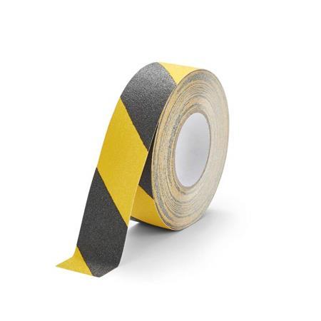 Protišmyková páska, 5 cm x 15 m, DURABLE "DURALINE® GRIP", žltá-čierna 1