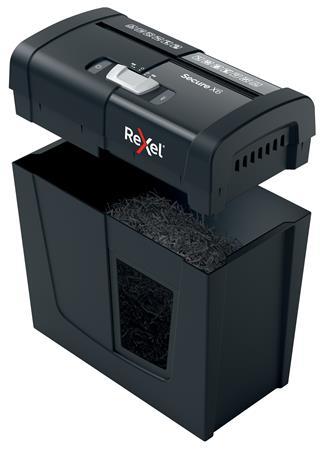 Skartovací stroj, konfetti, 6 listov, REXEL, "Secure X6" 4