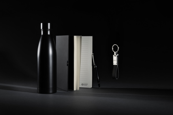 Swiss Peak RCS luxus. darček. business sada s fľašou na vodu čierna 12