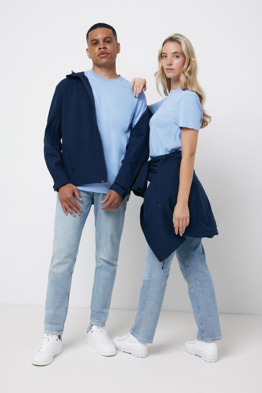 Pánska soft shell bunda IQONIQ Makalu z recykl. polyesteru námornícka modrá XXXL 7