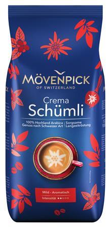 Káva, pražená, zrnková, 1000 g, MÖVENPICK "Schümli" 1