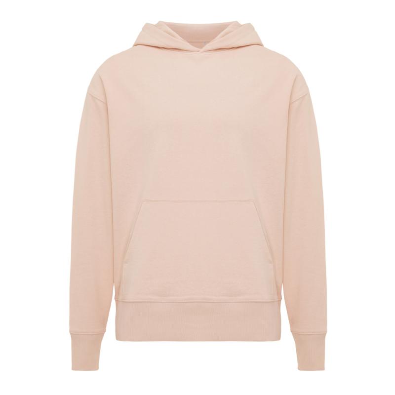 Mikina s kapucňou IQONIQ Yoho relaxed fit z recykl. bavlny peach nectar M 1