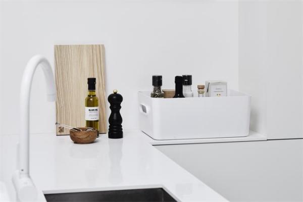 Úložný box, plastový, 15,4 l, SMARTSTORE "Compact L", biely 5