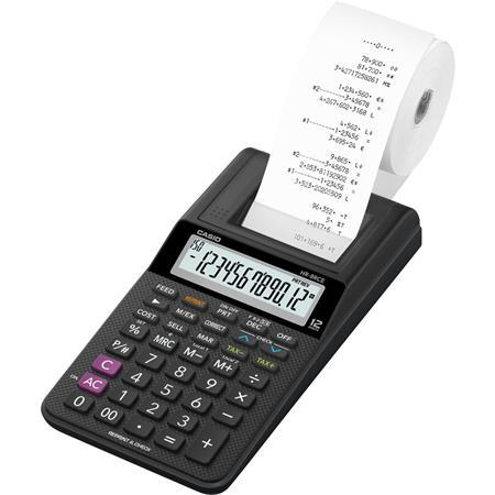 Kalkulačka, s tlačou, 12 miestny displej, 1 farebná tlač, CASIO "HR-8RCE" 1